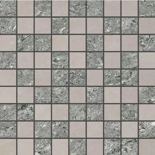 Мозаика Grasaro Crystal Светло-Grey Mix Mosaic 30x30, G-600(610)/PR/m01