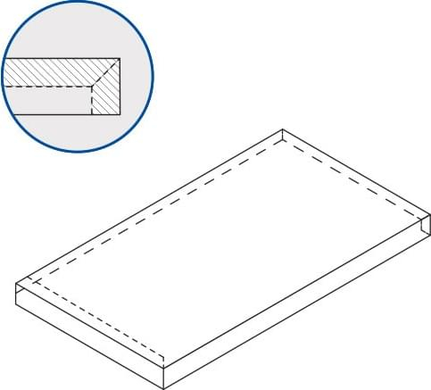 Ступень Italon District Sand X2 Scalino Angolare Sx 33x60, 620070000711